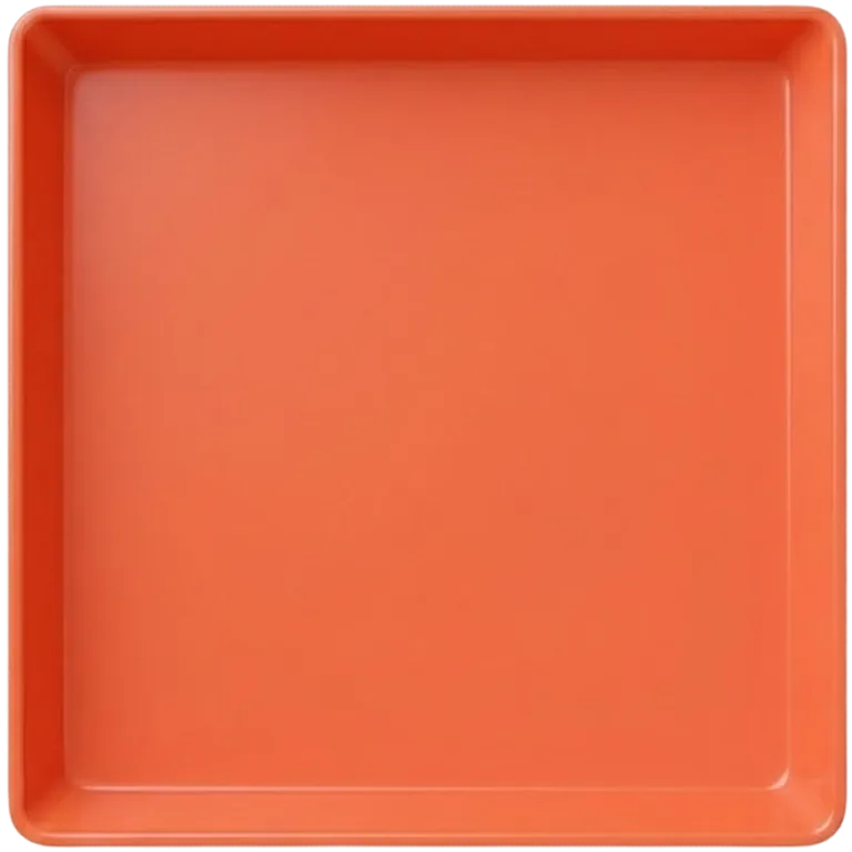 Orange Tray, seen from above